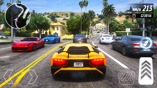 Gameplay screenshot 1 from Car Driving Master: Race City - Racing game